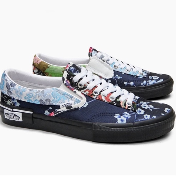 vans slip on cap floral